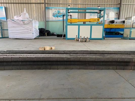 Máy đùn trục vít đơn 80-150kg / H cho ống sóng đơn HDPE PP PE