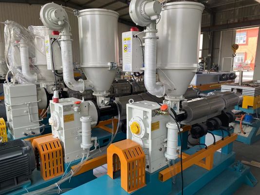 10m / phút Dây chuyền đùn ống sóng đơn bằng nhựa Dây chuyền đùn ống ống