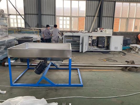 HDPE / PP / PVC Máy đùn ống sóng đôi / Máy làm ống